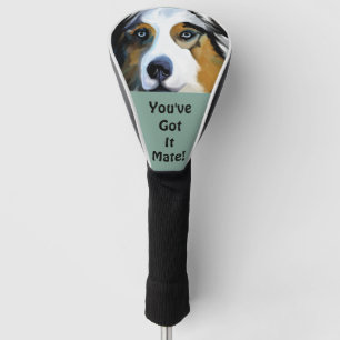 AUSTRALIAN SHEPHERD  GOLF HEAD COVER