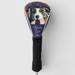 AUSTRALIAN SHEPHERD  GOLF HEAD COVER