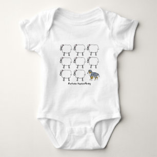 Australian Shepherd Herding Sheep Baby Creeper