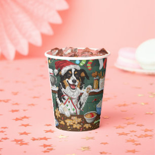 Australian Shepherd Holiday Baking Christmas Paper Cups