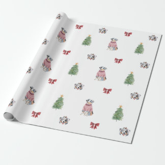 Australian Shepherd Holiday Wrapping Paper
