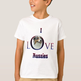 Australian Shepherd I Love T-Shirt