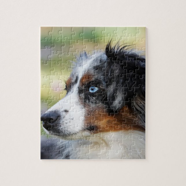 australian-shepherd jigsaw puzzle (Vertical)