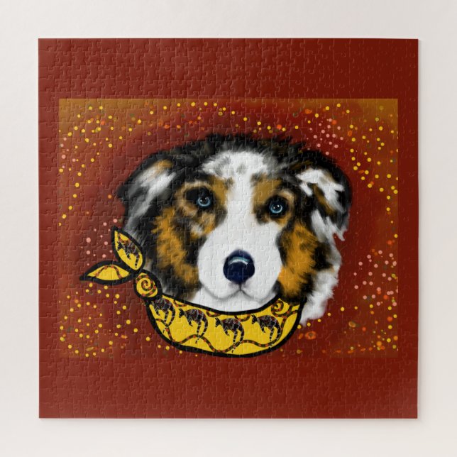 AUSTRALIAN SHEPHERD      JIGSAW PUZZLE (Vertical)