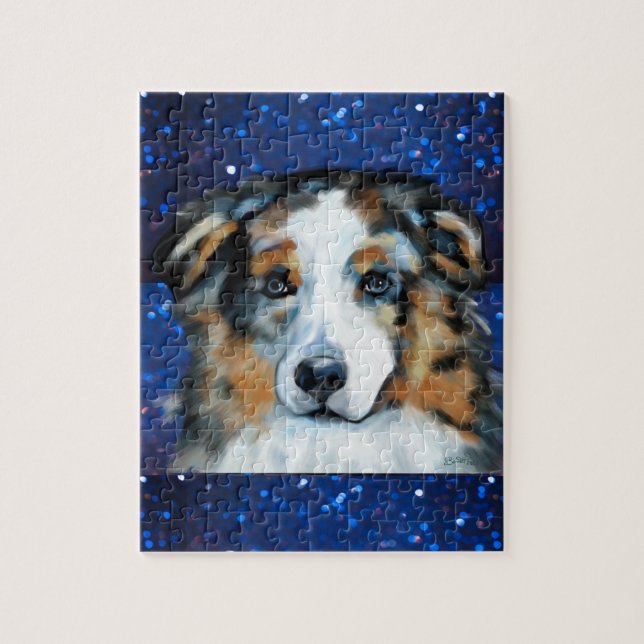 Australian Shepherd   Jigsaw Puzzle (Vertical)