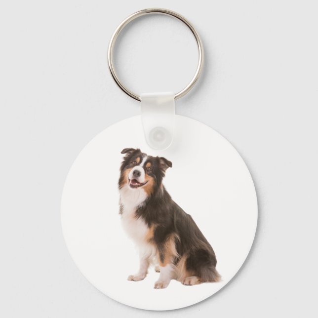 Australian Shepherd Key Ring (Front)