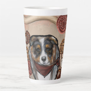 AUSTRALIAN SHEPHERD LATTE MUG