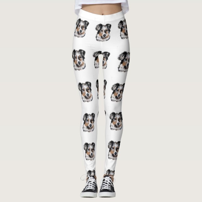 Australian Shepherd Leggings (Front)