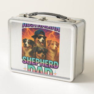 Australian Shepherd Metal Lunch Box