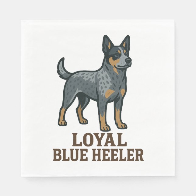 Australian Shepherd Napkin (Front)