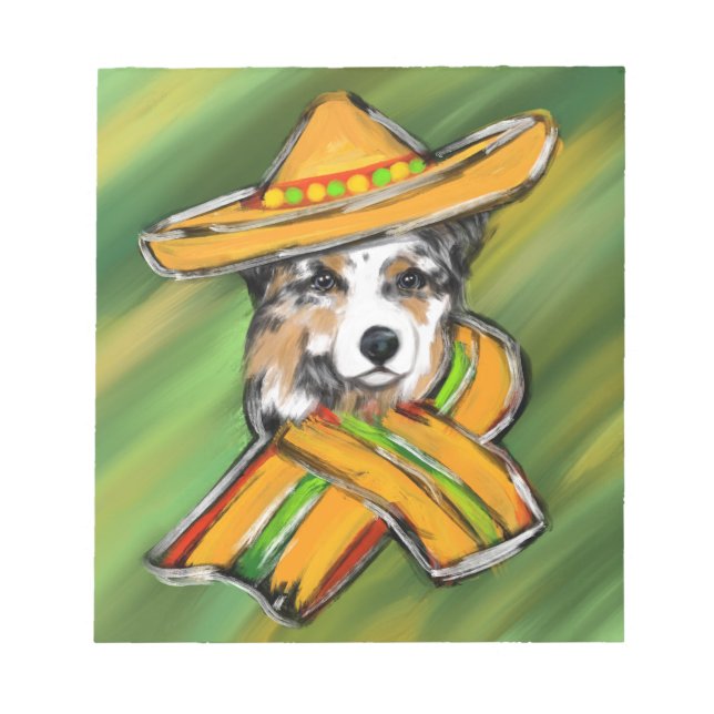 Australian Shepherd Notepad (Front)