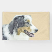 Australian Shepherd Painting - Original Dog Art