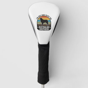 Australian Shepherd Pet Lover Vintage Dog Shirt De Golf Head Cover