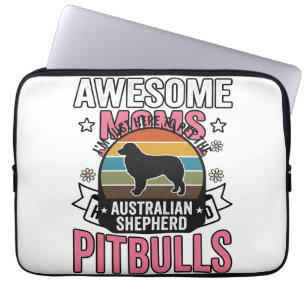 Australian Shepherd Pet Lover Vintage Dog Shirt De Laptop Sleeve
