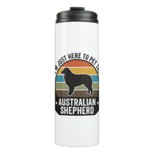 Australian Shepherd Pet Lover Vintage Dog Shirt De Thermal Tumbler