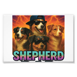Australian Shepherd Photo Print