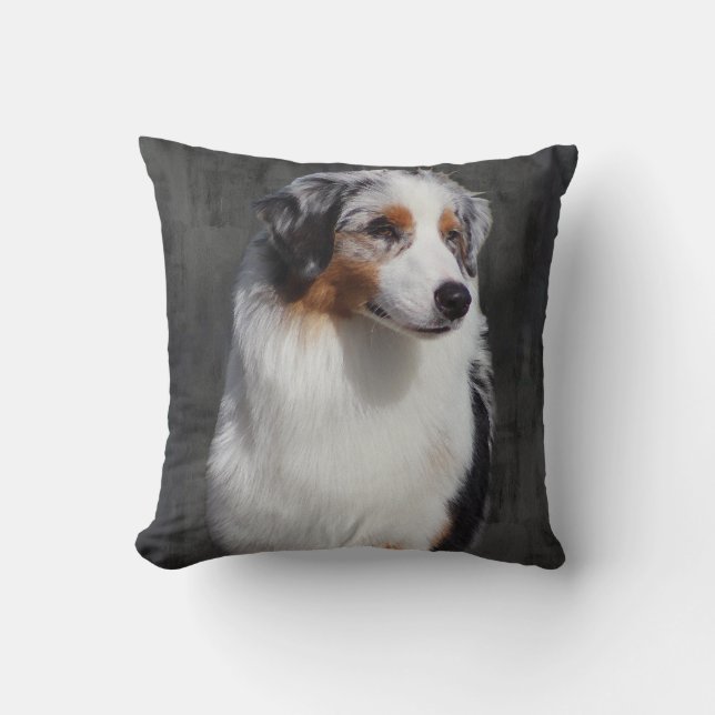 Australian Shepherd Pillow (Front)