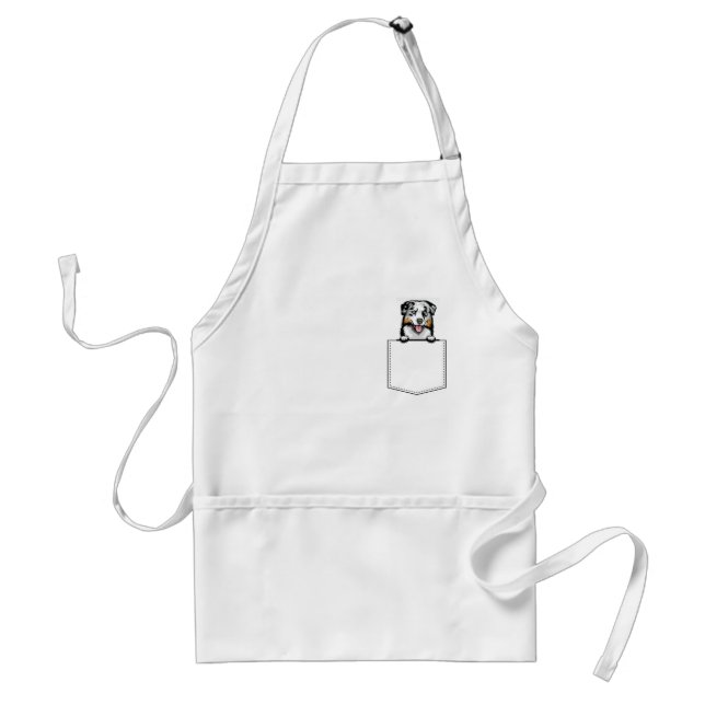 Australian Shepherd pocket Apron (Front)