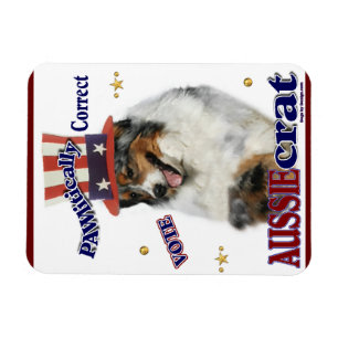 Australian Shepherd Political Humour Magnet