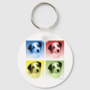 Australian Shepherd Pop Key Ring