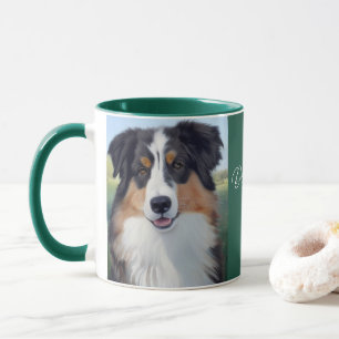 Australian Shepherd Portrait - Mug