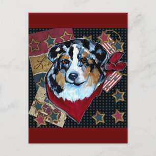 AUSTRALIAN SHEPHERD POSTCARD