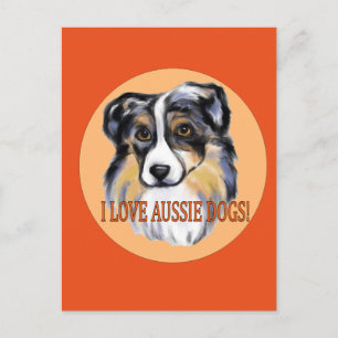 AUSTRALIAN SHEPHERD POSTCARD