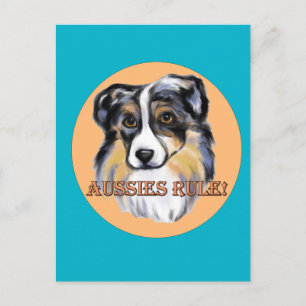AUSTRALIAN SHEPHERD POSTCARD