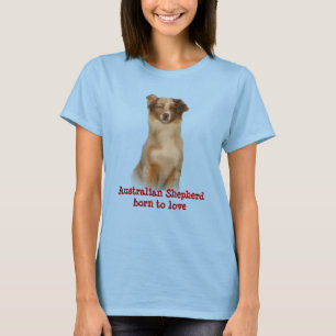 Australian Shepherd Red Ladies Shirt