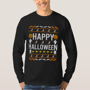 Australian Shepherd Red Merle Halloween Lazy Ugly T-Shirt