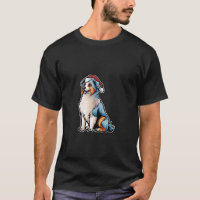 Australian Shepherd Santa Claus Hat Merry Christma