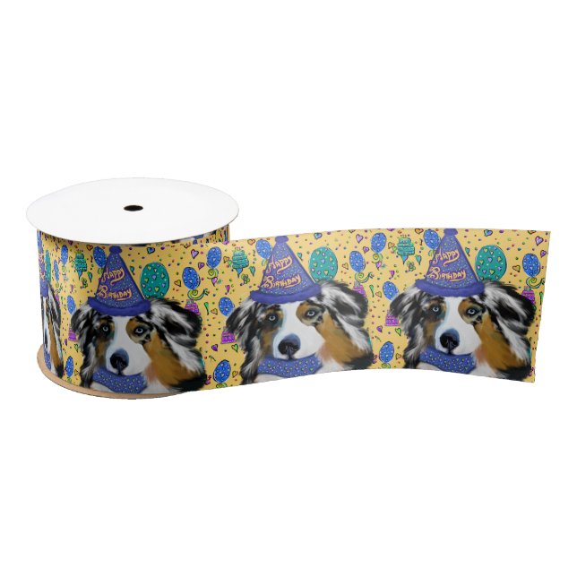 AUSTRALIAN SHEPHERD  SATIN RIBBON (Spool)