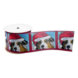 AUSTRALIAN SHEPHERD SATIN RIBBON