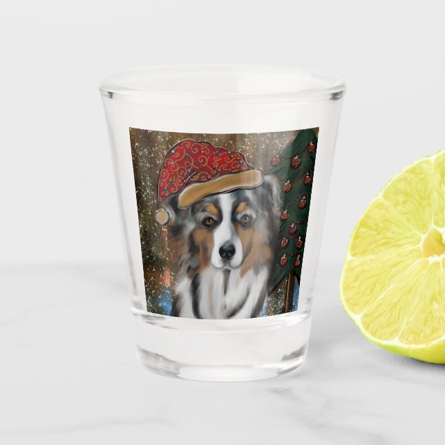 Australian Shepherd   Shot Glass (Front)