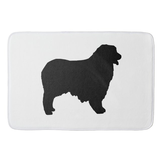 Australian Shepherd silo Bath Mat (Front)
