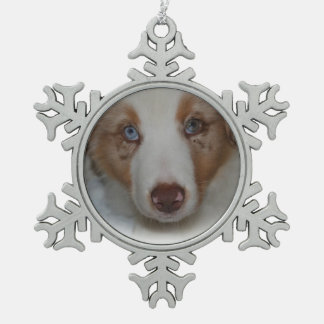Australian Shepherd Snowflake Ornament