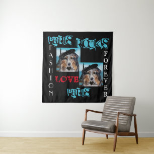 AUSTRALIAN SHEPHERD TAPESTRY