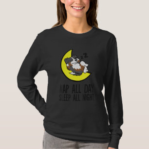 Australian Shepherd Tired Nap All Day Sleep All Ni T-Shirt