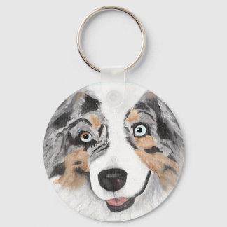 Australian Shepherd ~ Toby Key Ring