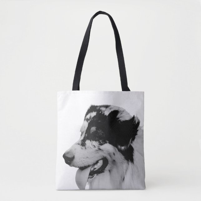 Australian Shepherd Tote Bag (Front)