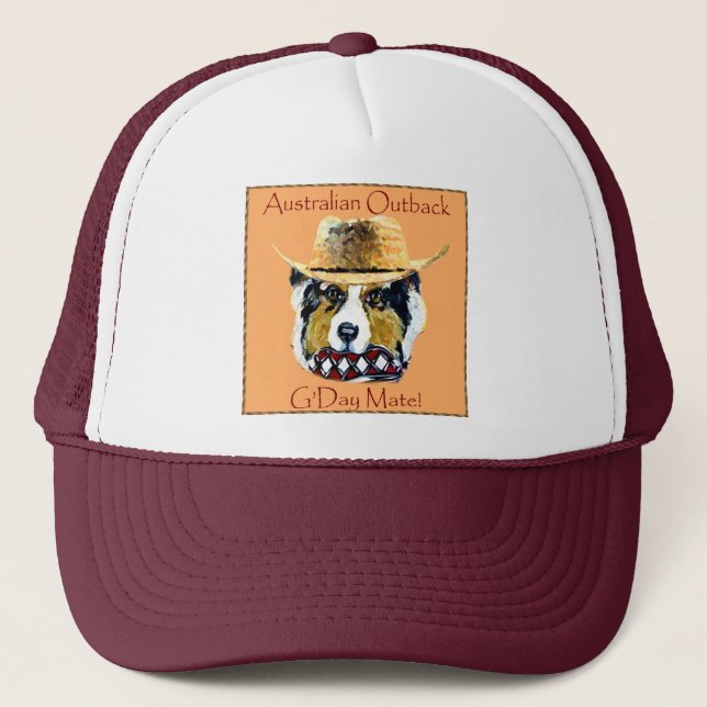 Australian Shepherd Trucker Hat (Front)