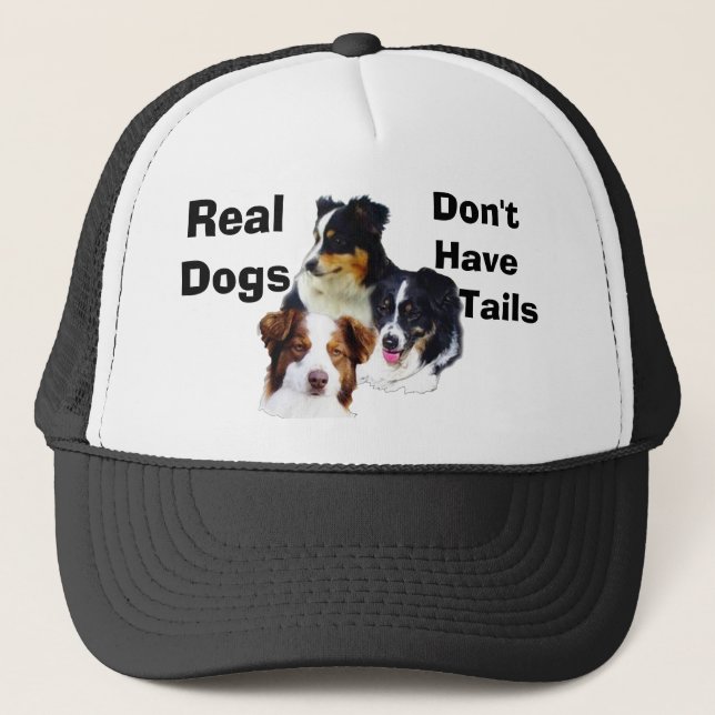 Australian shepherd trucker hat (Front)