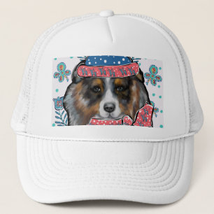 AUSTRALIAN SHEPHERD TRUCKER HAT