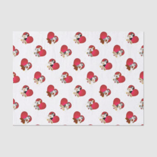 Australian Shepherd Valentines Tissue Paper
