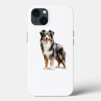 Australian Shepherd watercolor print Australian Sh