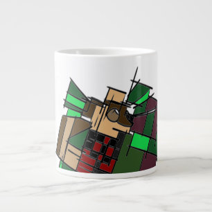 Australian Shepherd winter Large Coffee Mug