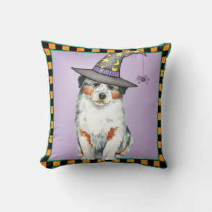 Australian Shepherd Witch Cushion