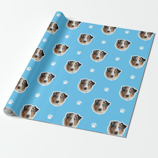 Australian Shepherd Wrapping Paper (Unrolled)