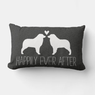 Australian Shepherds Happily Ever After Lumbar Cushion