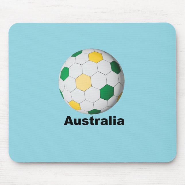 Australian Soccer Mouse Pad (Front)